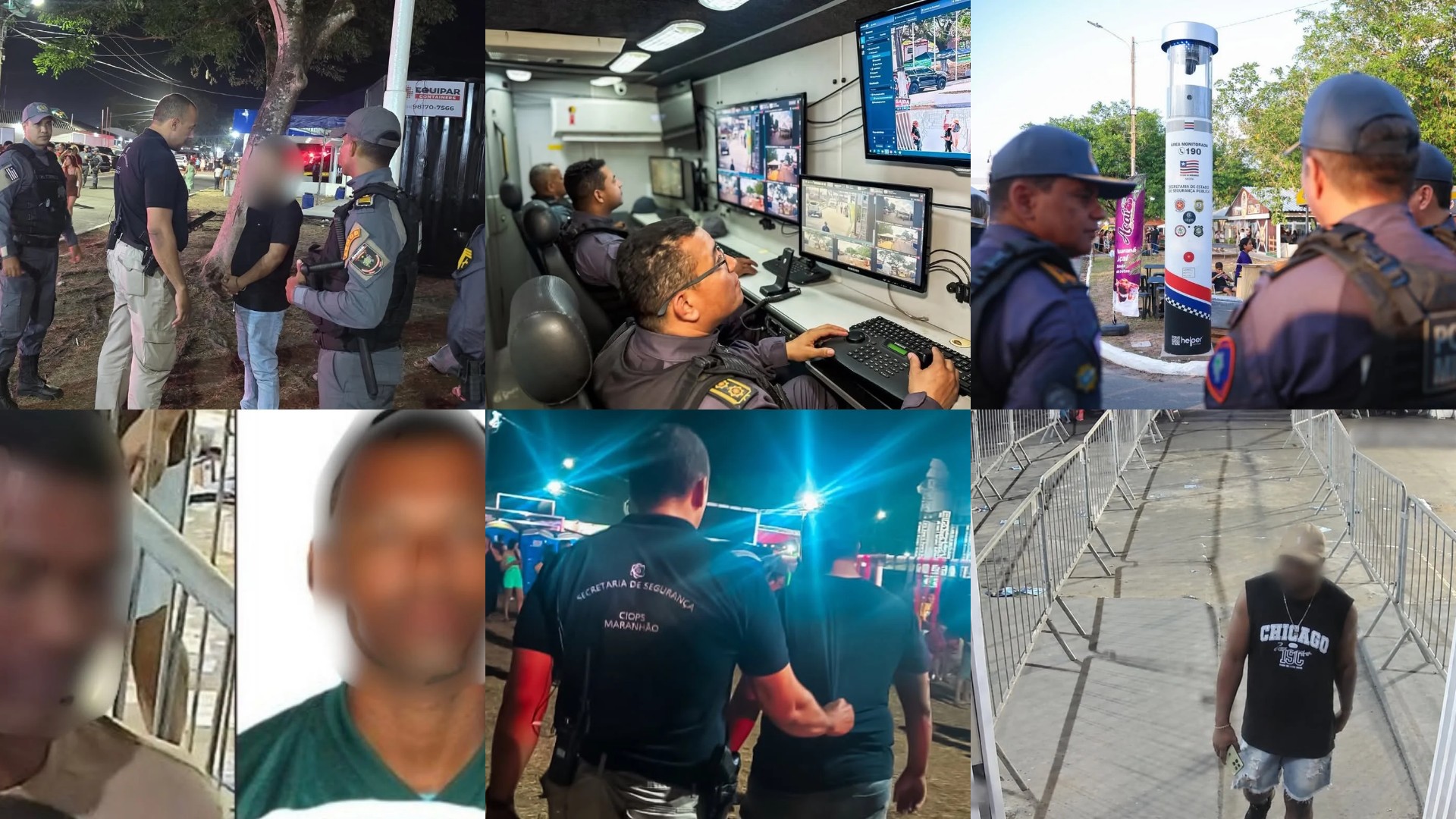Reconhecimento facial leva à prisão de 17 pessoas durante a Expoema 2026