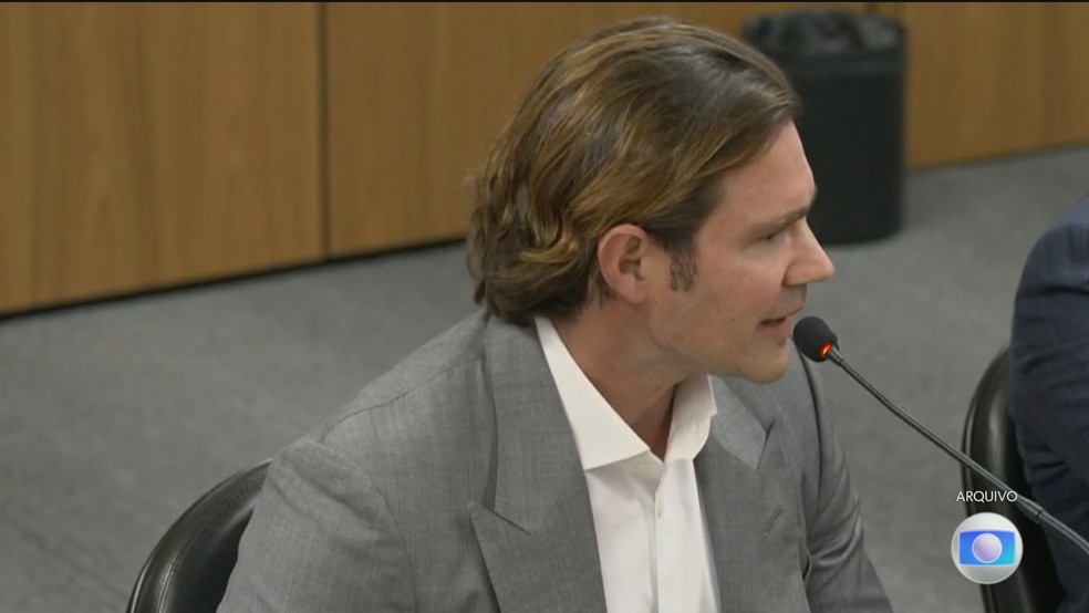 Caso Master: Daniel Vorcaro é transferido do presídio para a Superintendência da PF — Foto: Jornal Nacional/ Reprodução