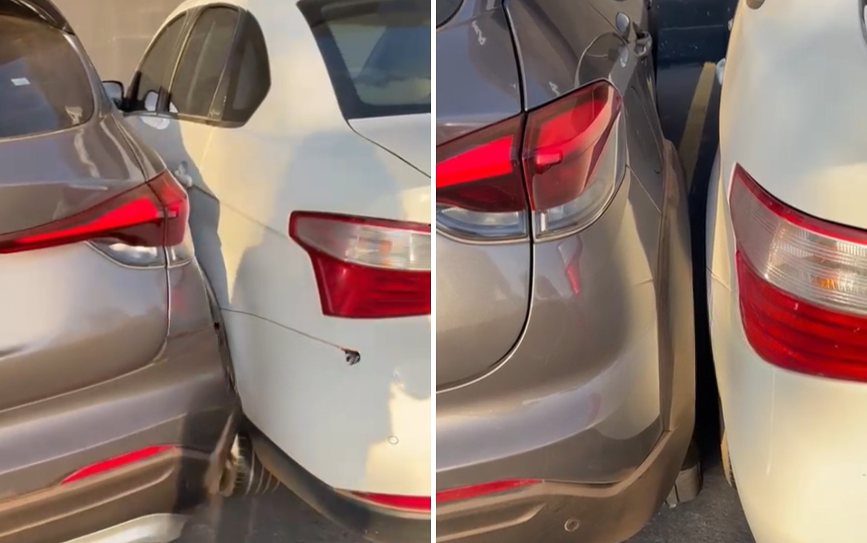 Carro parado ‘colado’ a outro: veja multa que motorista pode responder