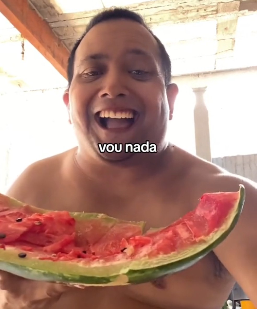 Meme do 'vou nada' estourou no TikTok — Foto: Reprodução/TikTok