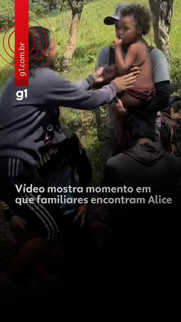 Menina Alice é encontrada no terceiro dia de buscas