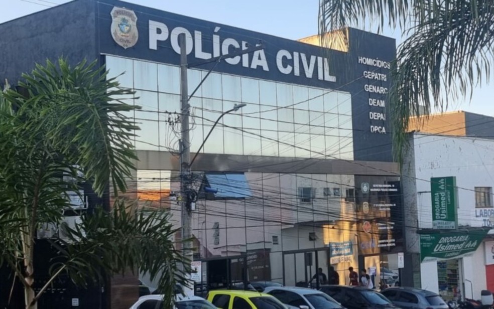 Delegacia em Luziânia — Foto: Divulgação/Polícia Civil