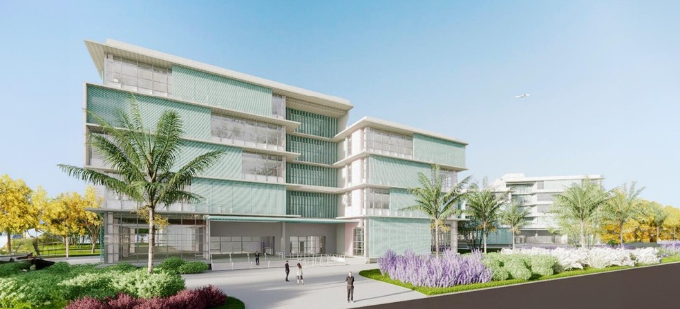 Projeção do Parque Tecnológico Aeroespecial da Bahia — Foto: Reprodução