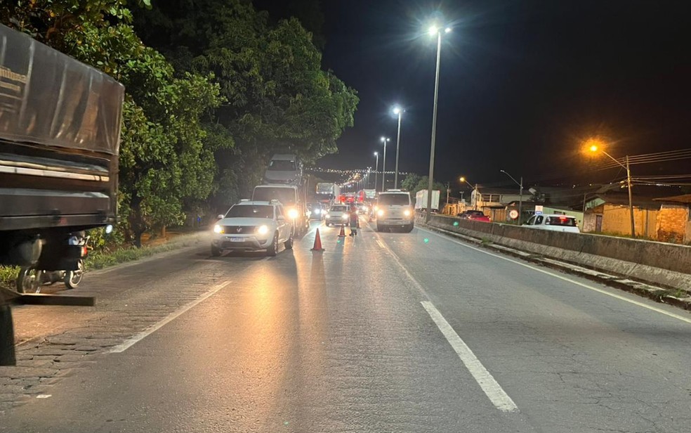 Local onde psicóloga morreu por atropelamento, na BR-153, em Goiânia — Foto: Divulgação/Redes Sociais
