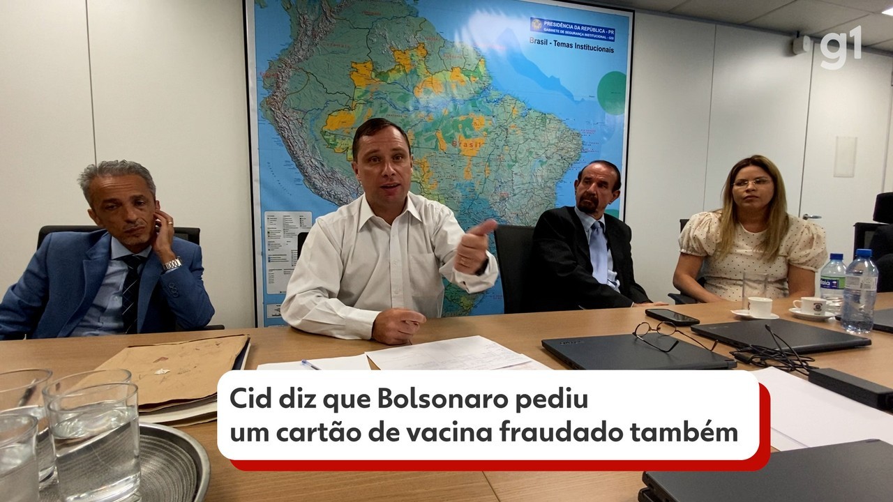 Vídeo: Cid diz que Bolsonaro pediu um cartão de vacina fraudado para ele e para a filha