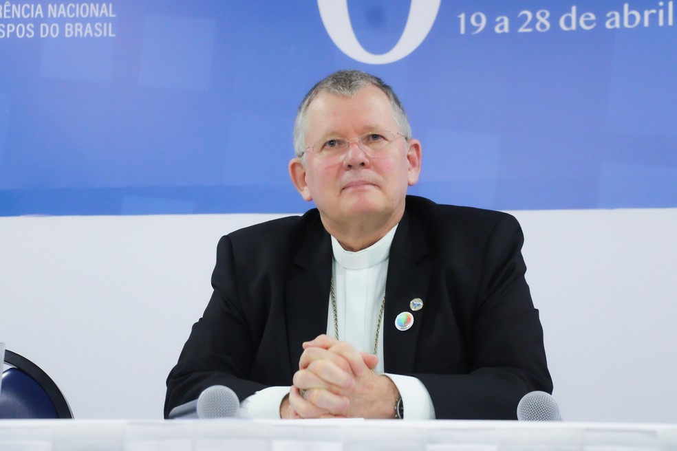 Arcebispo de Porto Alegre (RS) e presidente da CNBB, Dom Jaime Spengler — Foto: Jaison Alves/CNBB Sul 4