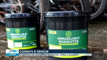 Armadilhas inteligentes são usadas em Araguaína no combate ao mosquito da dengue