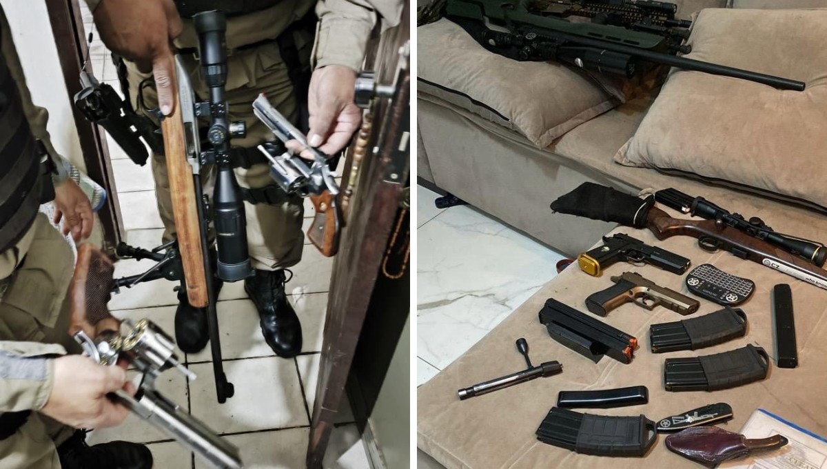 PF cumpre mandados contra esquema de venda clandestina de armas no Leste de MG, ES e SP