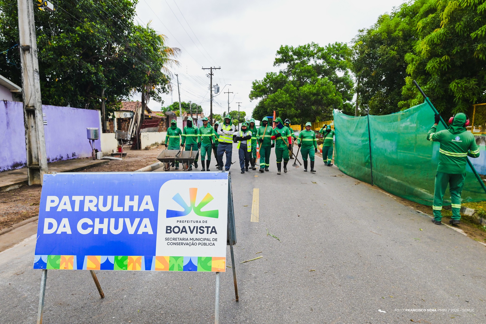 Patrulha da Chuva já removeu mais de 700 toneladas de resíduos em Boa Vista