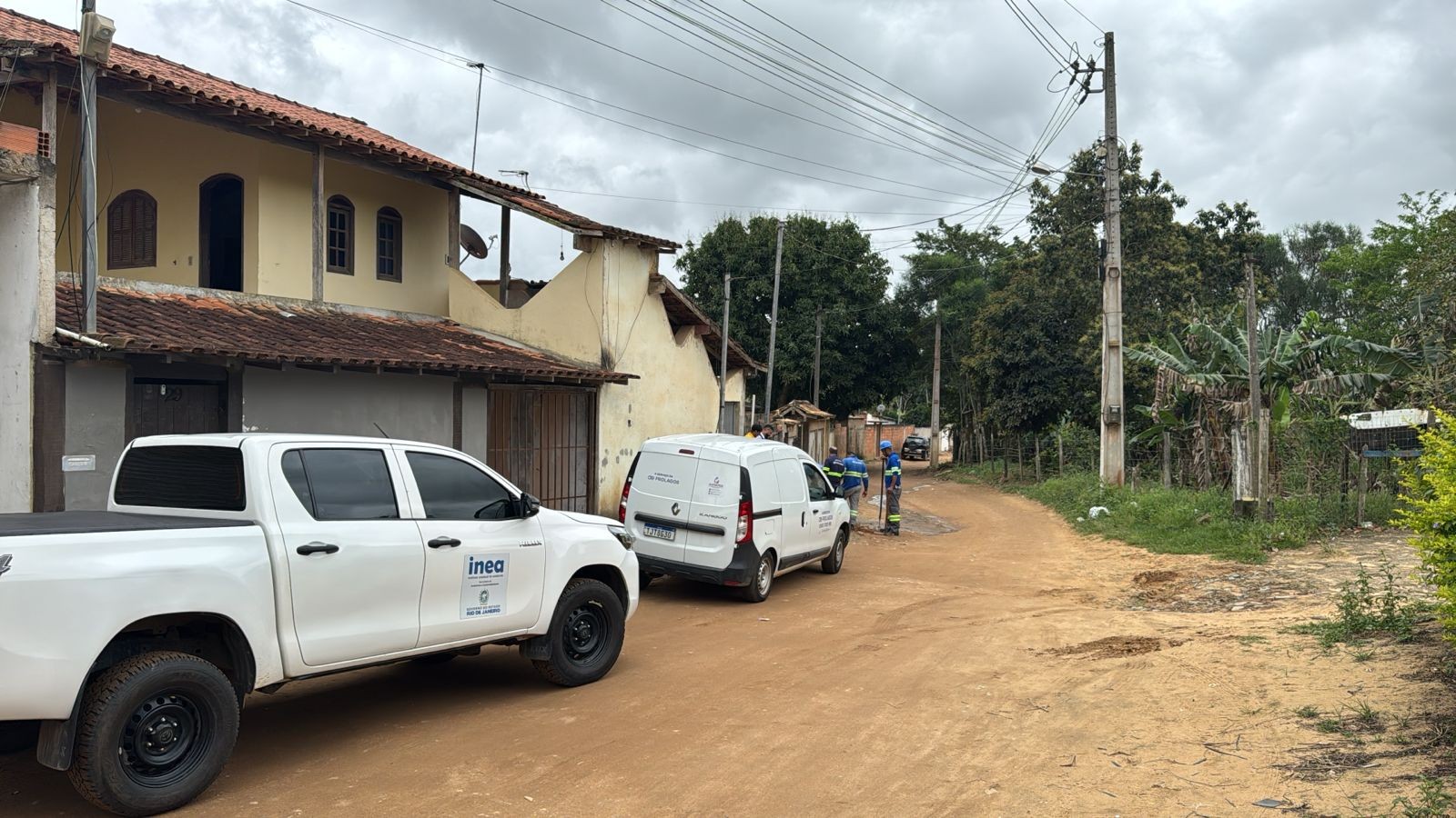 Ação flagra pontos clandestinos de abastecimento de água, em São Pedro da Aldeia