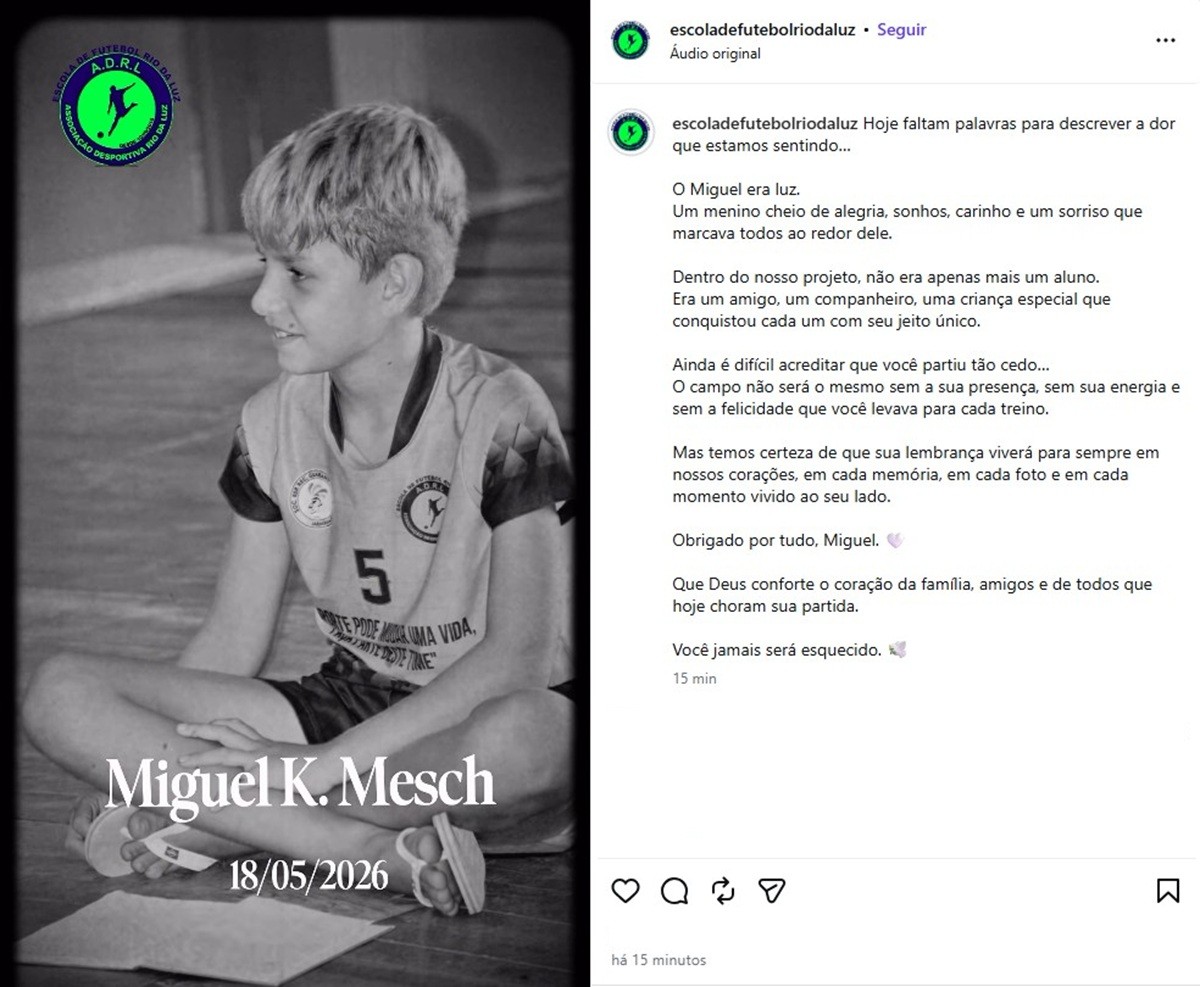 Morre criança de 8 anos atropelada por motorista bêbado em SC