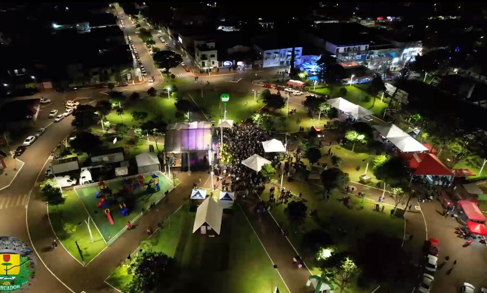 Festa de aniversário de Roncador — Foto: Prefeitura de Roncador