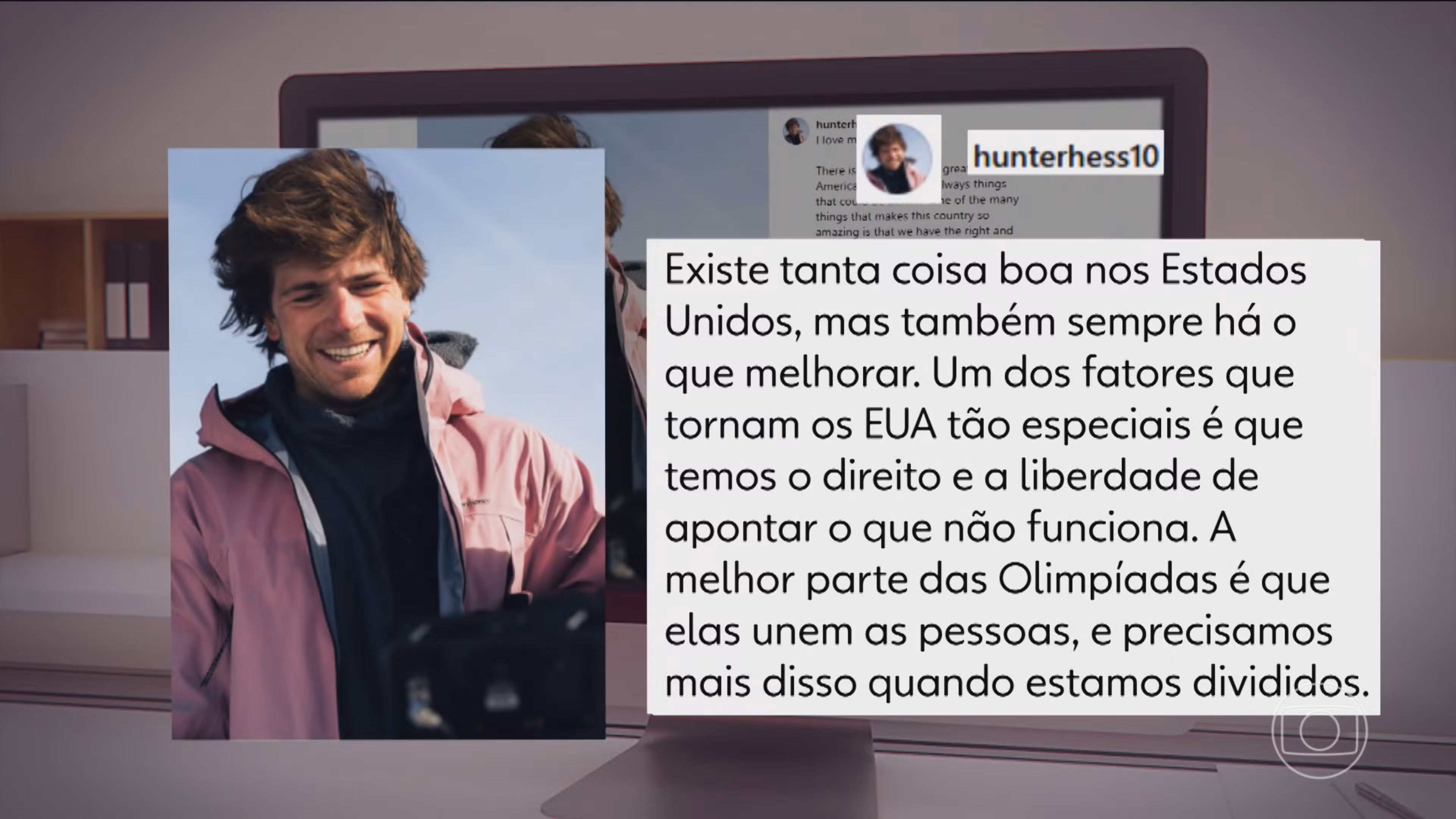 Nas Olimpíadas de Inverno, atletas americanos se unem para criticar Donald Trump