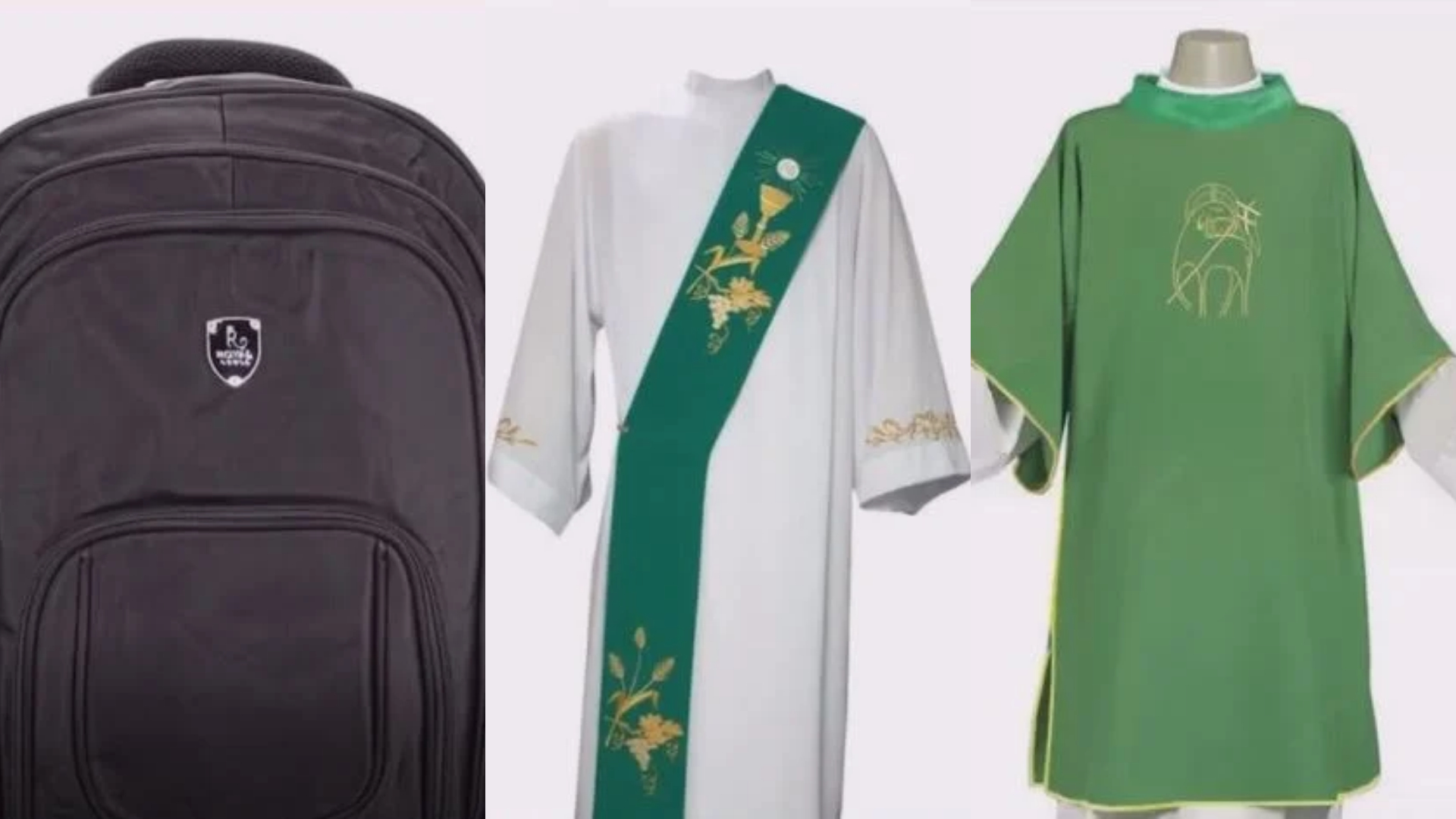 Diácono de Bacabal tem mochila com túnica, estola e outros objetos religiosos furtada, no MA 
