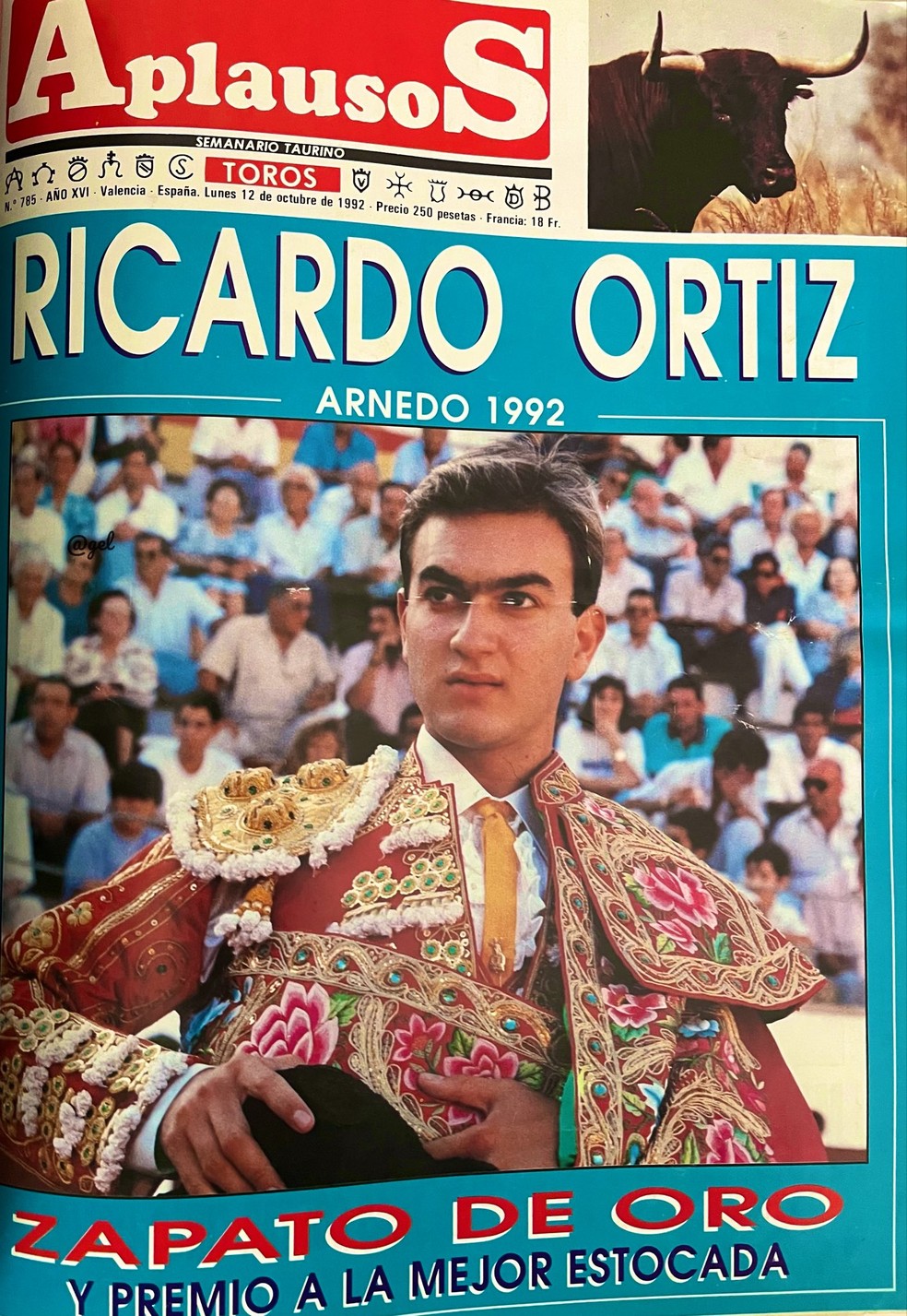 ex-toureiro Ricardo Ortiz — Foto: Reprodução/X