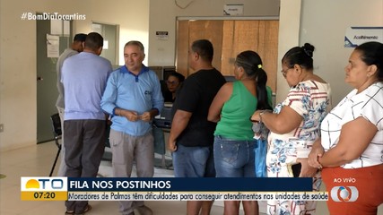 Filas em Unidades de Saúde de Palmas geram reclamações dos moradores