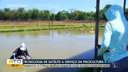 Pesquisa da Embrapa usa imagens de satélite para mapear tanques com criação de peixes