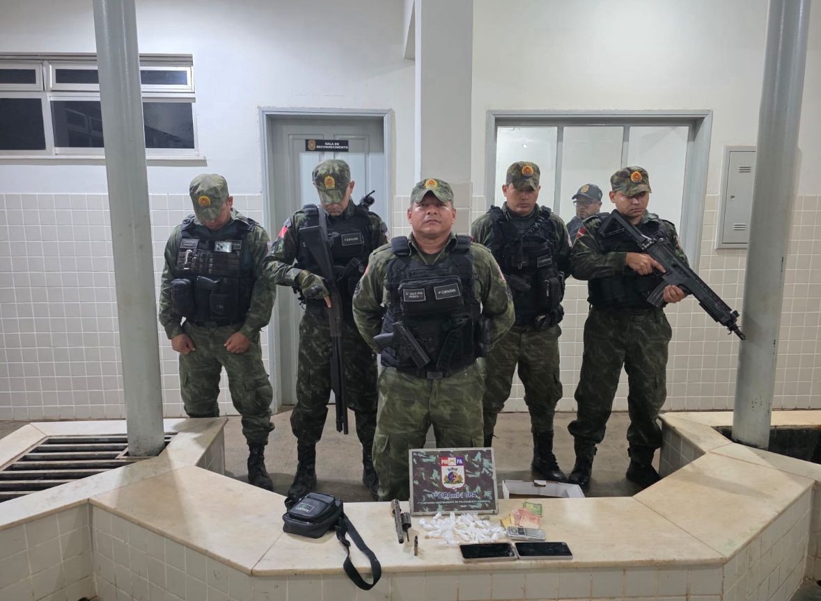 Policiamento ambiental prende suspeito de tráfico de drogas em Alter do Chão