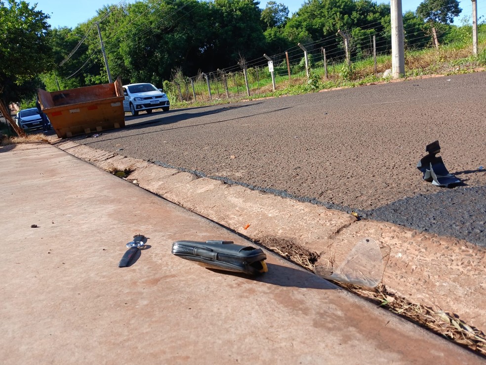 Acidente ocorreu por volta das 5h10 da manhã, no bairro Pioneiras — Foto: Osvaldo Nóbrega