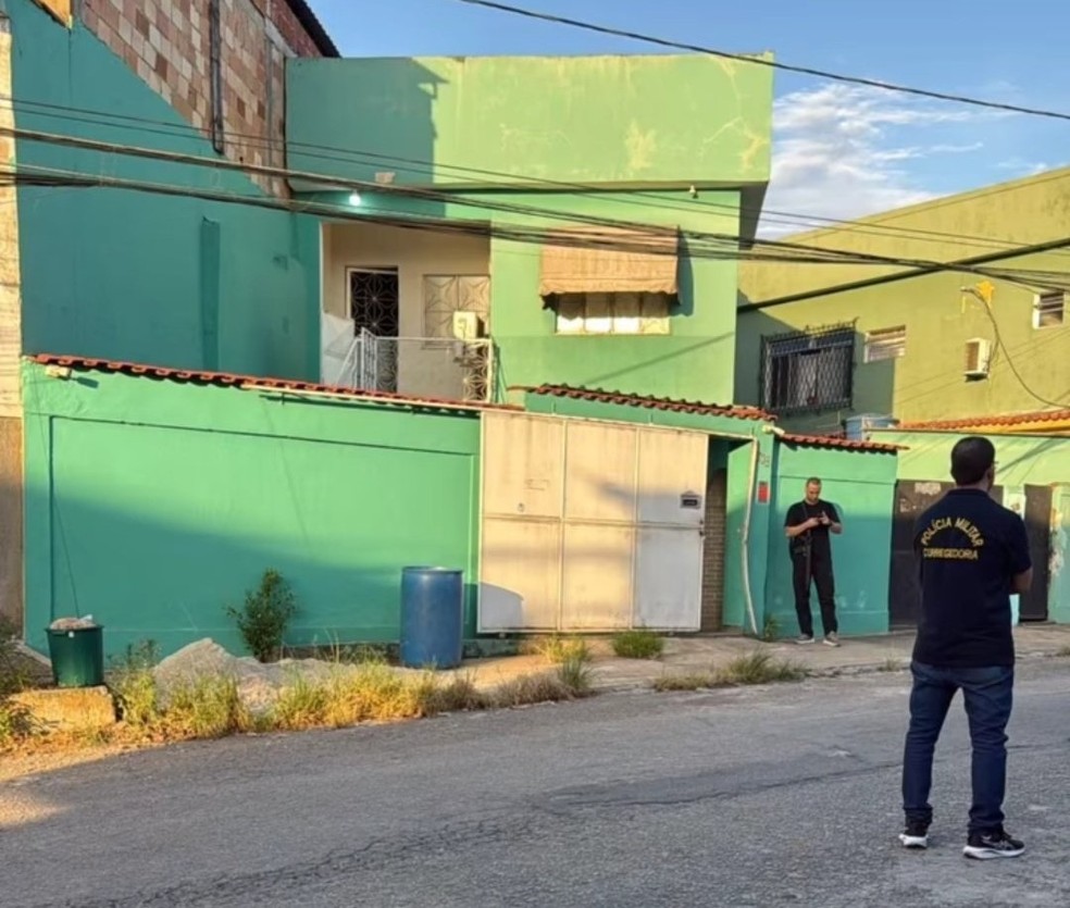 Casa onde o corpo de Larissa dos Santos foi encontrado — Foto: Reprodução