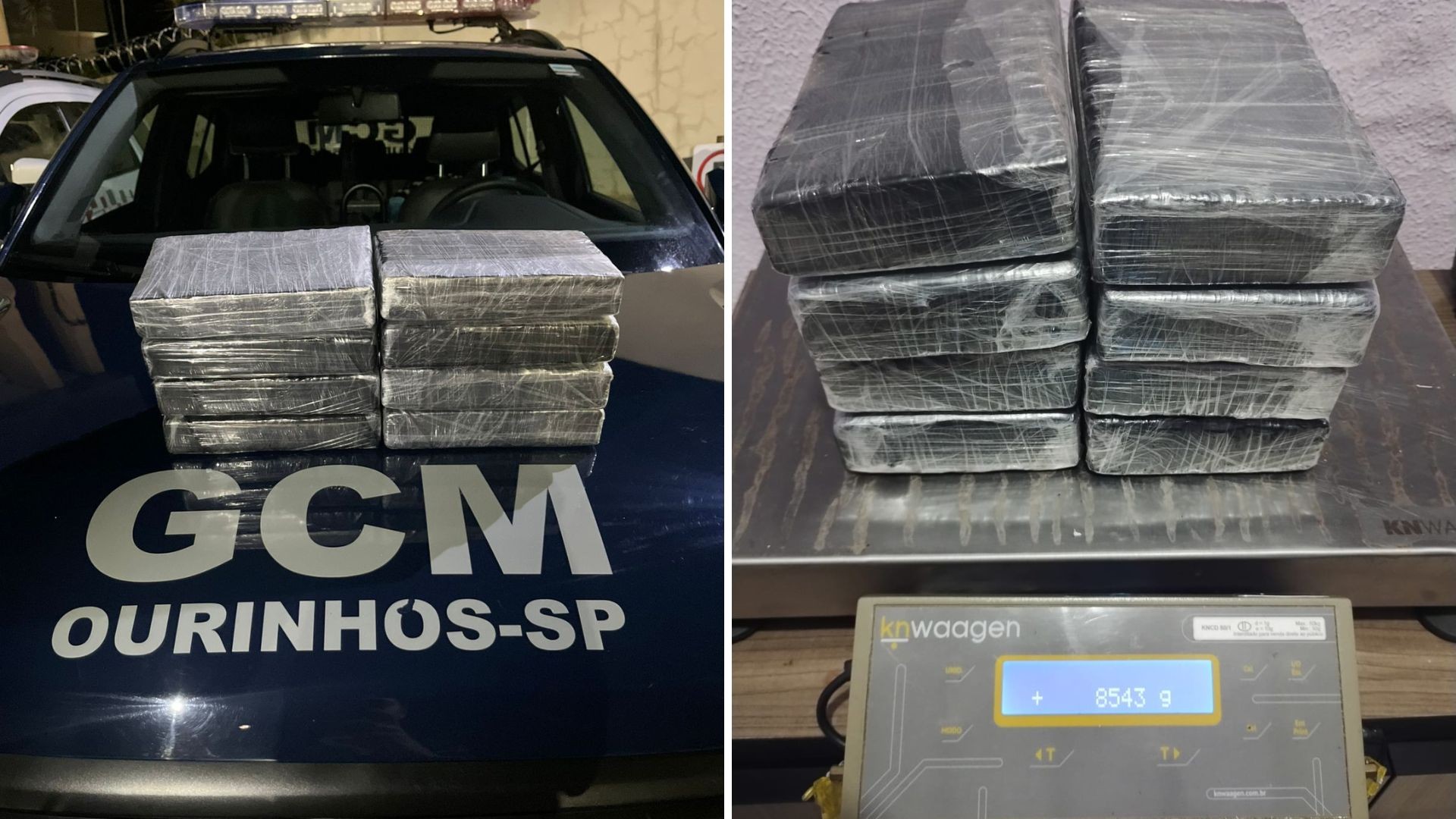 Passageiros são presos com cocaína escondida em banco de ônibus no interior de SP
