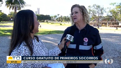 Palmas oferece 40 vagas em curso de primeiros socorros