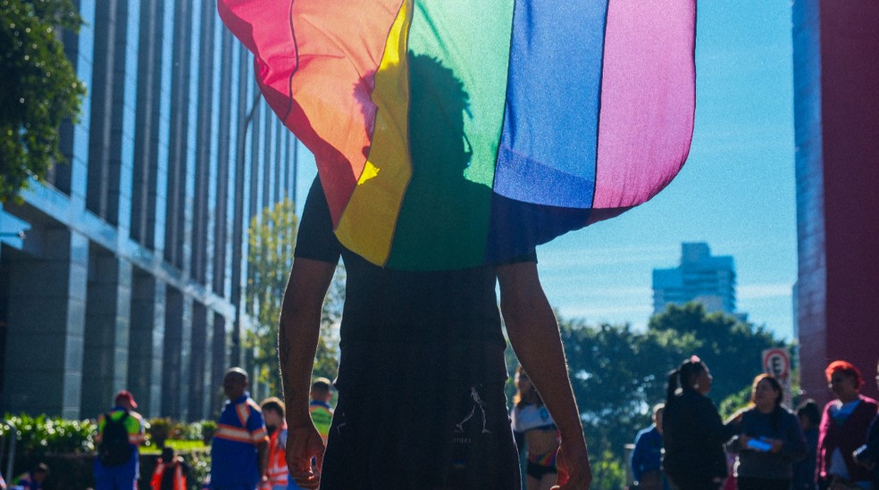 Parada LGBT+ em São Paulo está em sua 30ª edição — Foto: Luiz Gabriel Franco/g1