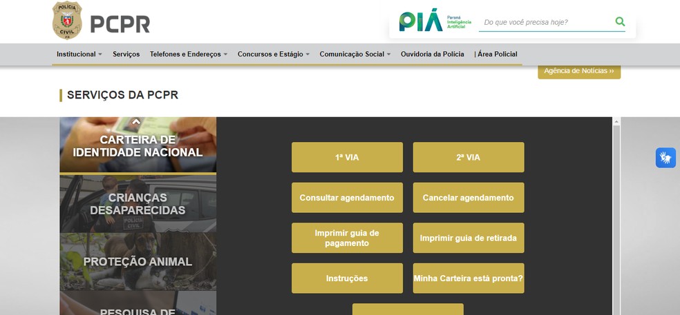 É possível solicitar a inclusão do símbolo de representação da comunidade autista no RG — Foto: Reprodução