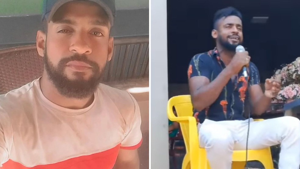 Jadson Rodrigues Tiburtino canta em bares de Santa Helena de Goiás e é suspeito de agredir a namorada — Foto: Reprodução / Redes Sociais