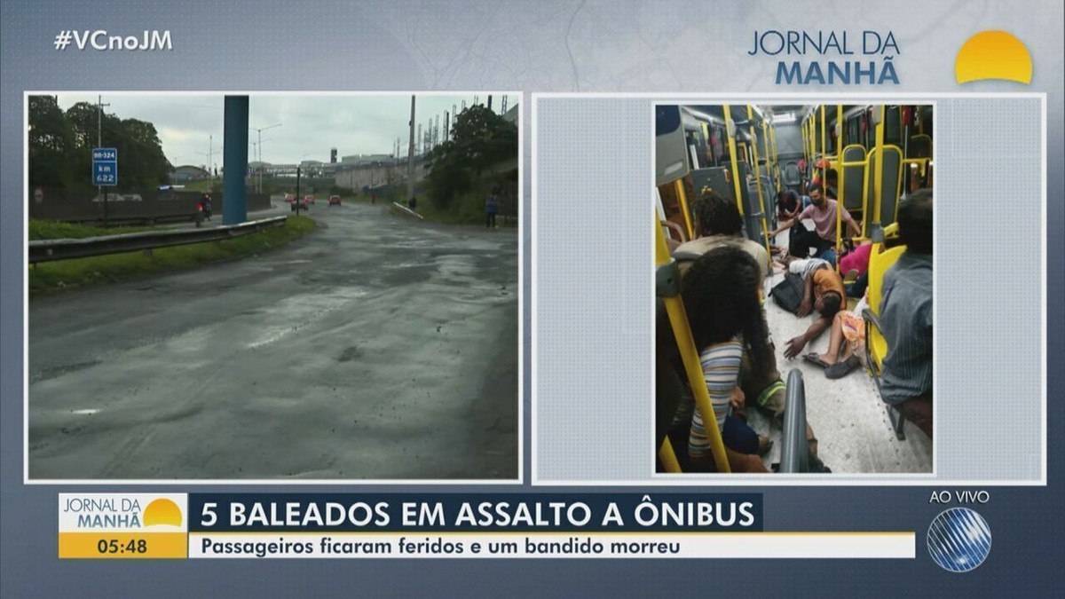 Cinco Pessoas São Baleadas Durante Assalto A ônibus Na Br 324 Em Salvador Uma Morreu Bahia G1