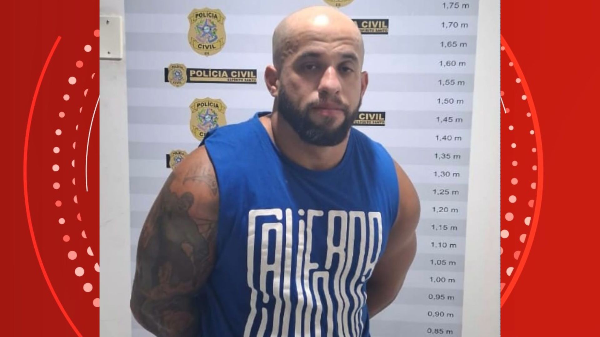 Personal trainer do RJ é preso após perseguir e ameaçar ex-namorada policial penal no ES