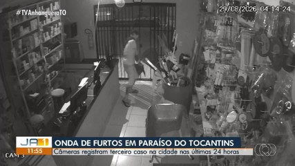 Paraíso registra terceiro caso de furto em menos de 24 horas