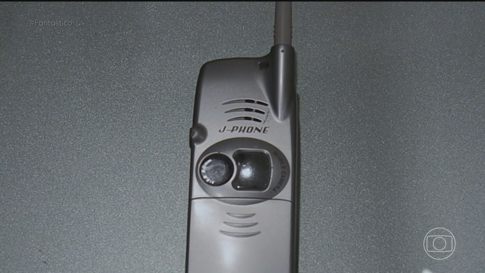 Início da câmera digital nos celulares — Foto: Reprodução/TV Globo