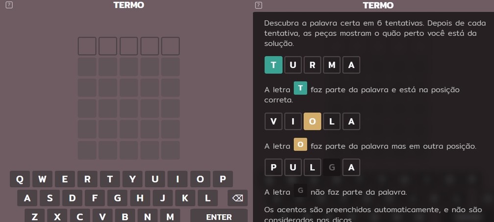 Wordle, jogo sensação do Twitter, ganha versão brasileira Termooo –  Tecnoblog