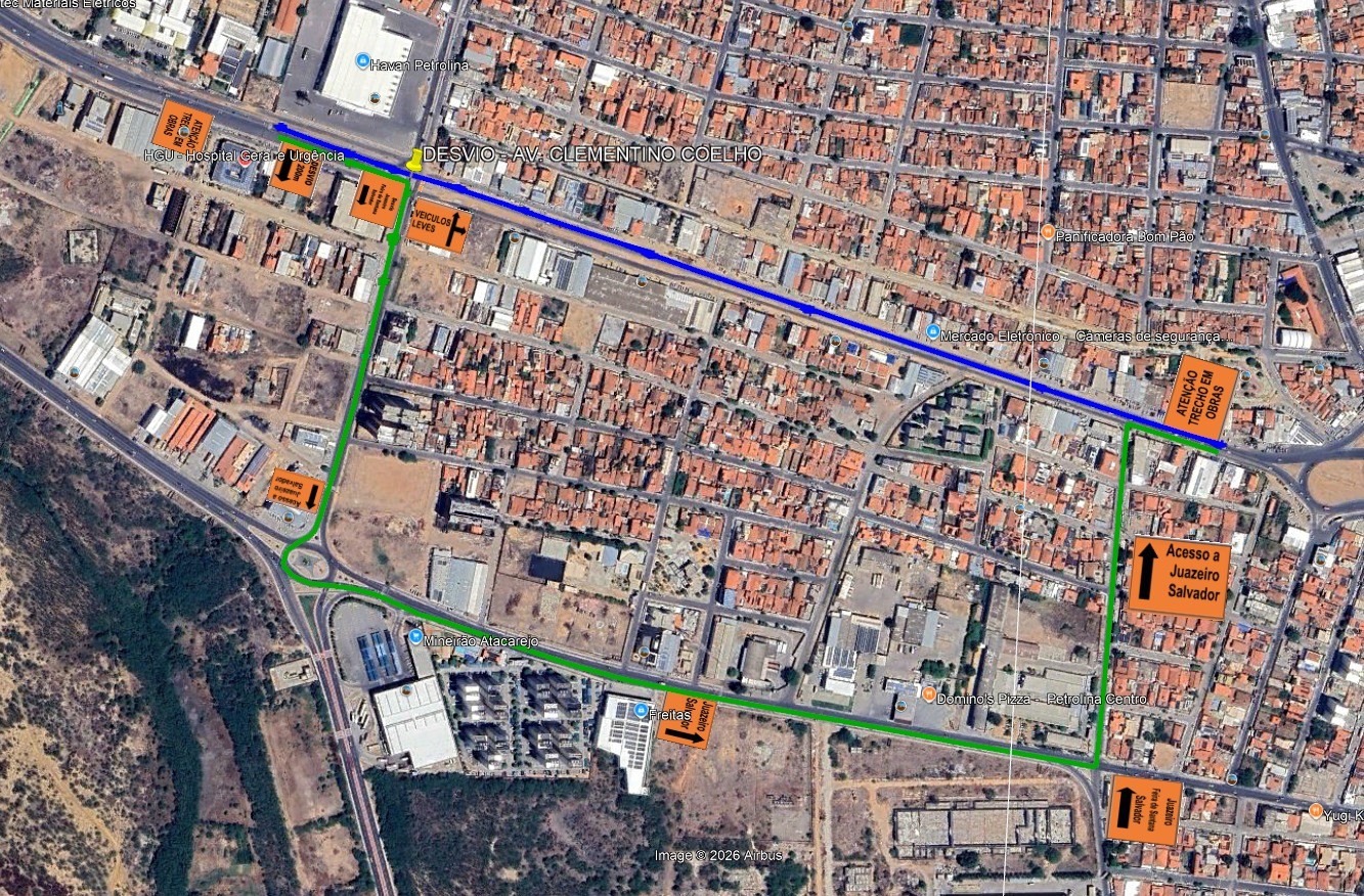 Trecho da BR-407 terá interdição parcial em Petrolina a partir de quinta-feira (9)