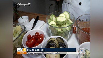 Aprenda a preparar filé mignon com molho no JA 1ª Edição