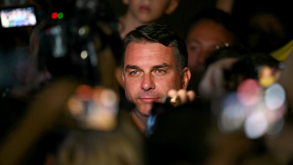 Flávio Bolsonaro. — Foto: EVARISTO SA/AFP