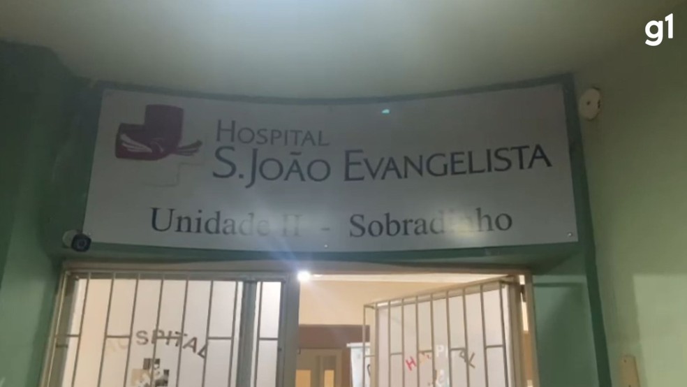 Fachada do Hospital São João Evangelista Unidade 2, em Sobradinho — Foto: Divulgação/MP