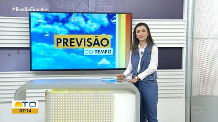 Confira a previsão do tempo no Tocantins nesta sexta-feira (21)