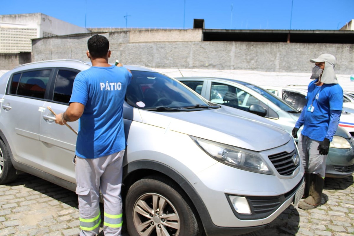 Com medidas preventivas, pátios do Detran mantêm liberação de veículos