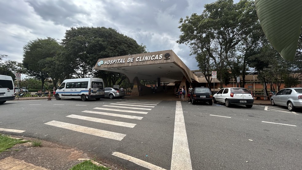 Fachada do Hospital de Clínicas da Unicamp, em Campinas (SP) — Foto: Estevão Mamédio/g1