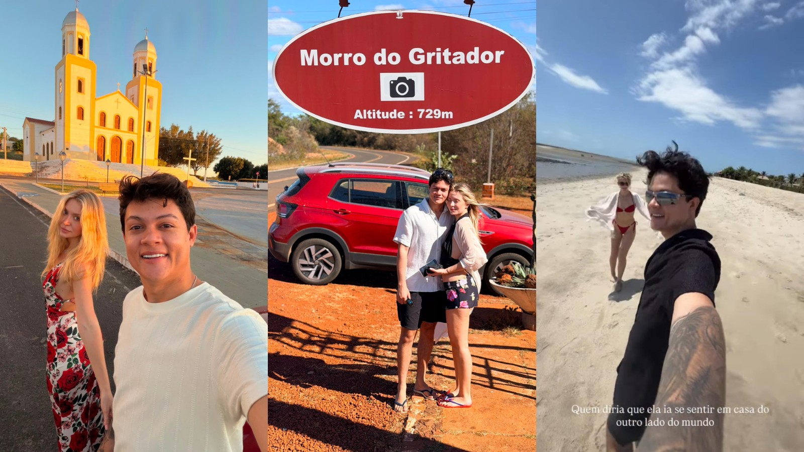 Influenciador apresenta o Piauí à namorada russa e compartilha experiência: 'Quis mostrar o contraste'