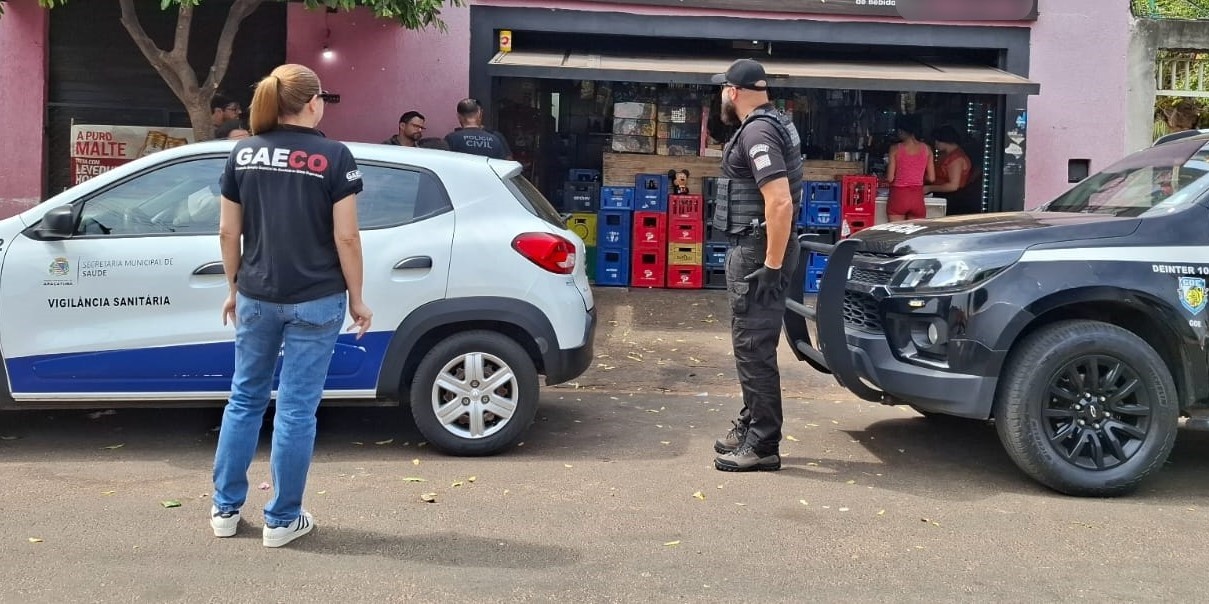 Polícia realiza operação para fiscalizar suspeita de bebidas adulteradas em 
bares de Araçatuba; caso suspeito de intoxicação é investigado 