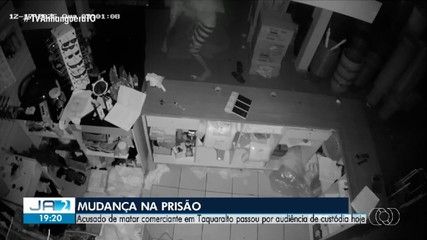 Suspeito de matar comerciante dentro de loja passa por audiência de custódia