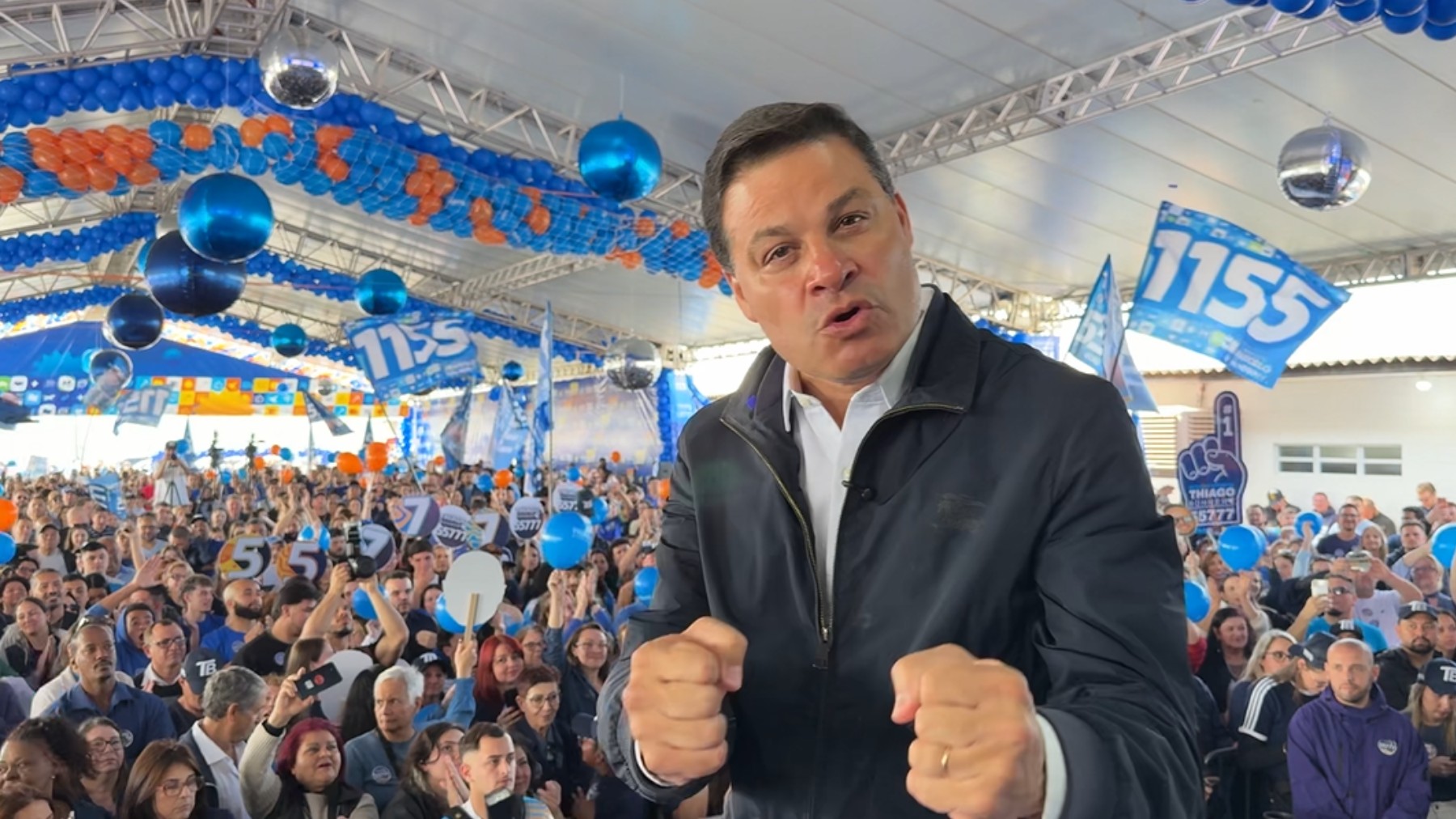 Sandro Alex inicia campanha para o governo do Paraná falando em não deixar o estado 'parar'