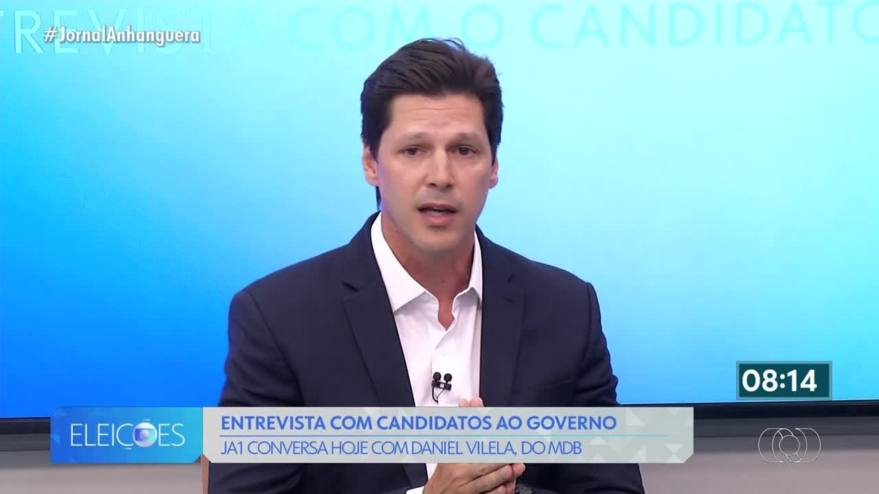 VÍDEOS: Daniel Vilela é entrevistada no Jornal Anhanguera 1ª edição