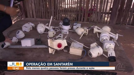 Operação prende quatro pessoas em Santarém