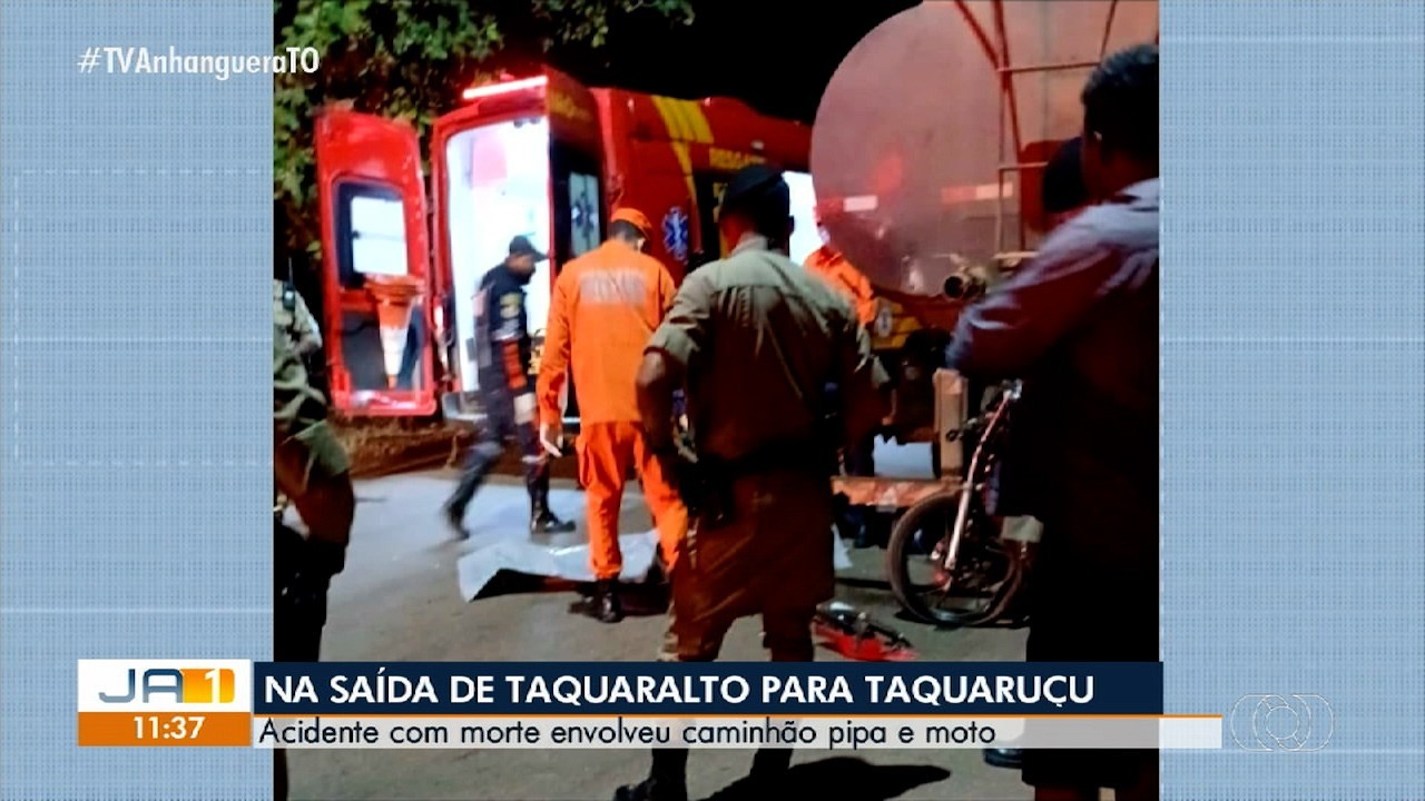 Motociclista morre após bater em caminhão estacionado na TO-030, diz bombeiros