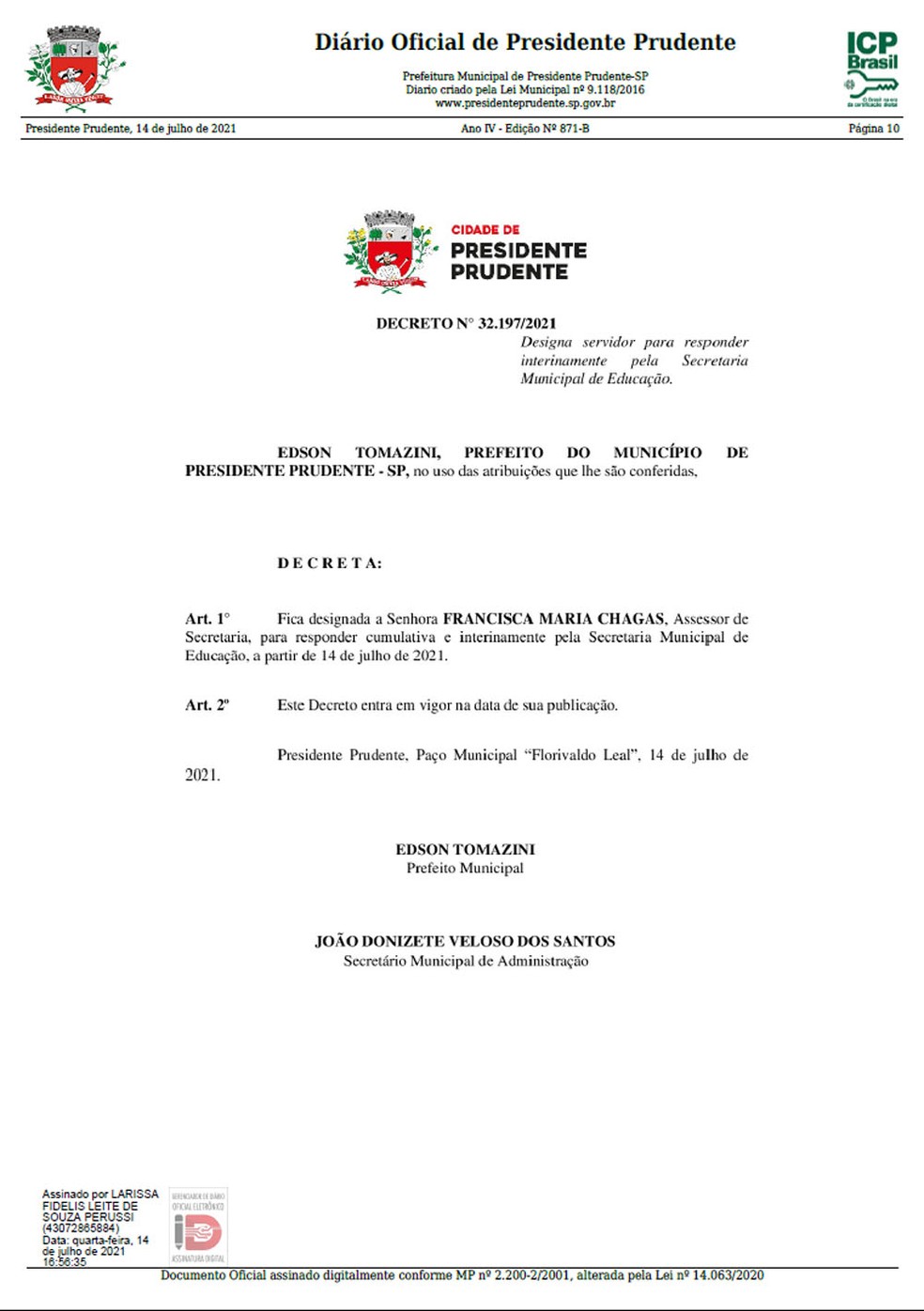 Oportunida - Secretaria Municipal de Educação de São Paulo