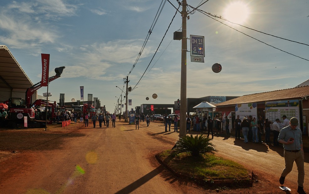 AGRISHOW 2026 - QUINTA-FEIRA (30) – RIBEIRÃO PRETO (SP) - Sol predominou ao longo do dia na feira. — Foto: Érico Andrade/g1